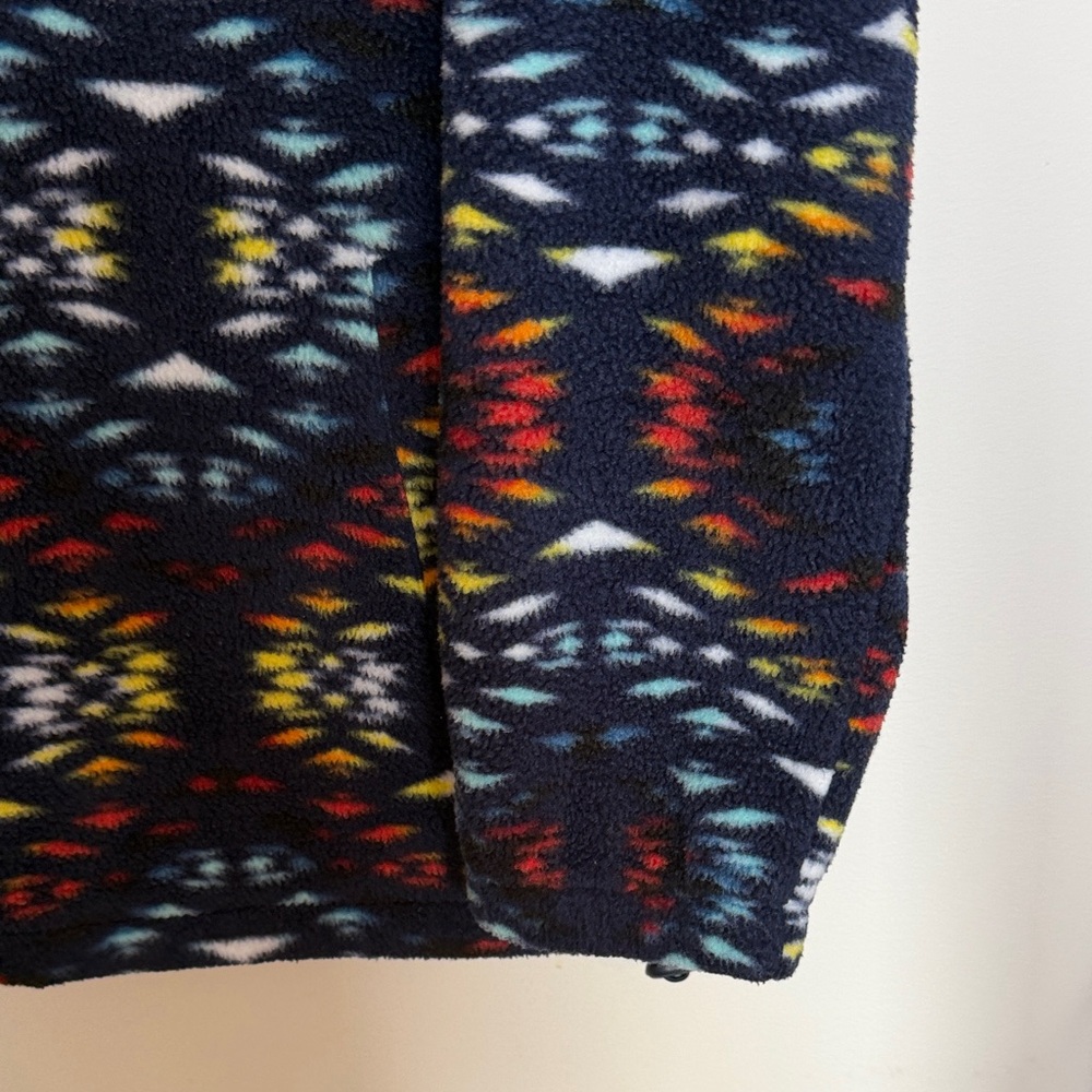Massive Outdoor Fleece Hoodie Size M Vibrant Multicolor Pullover - Picture 8 of 14